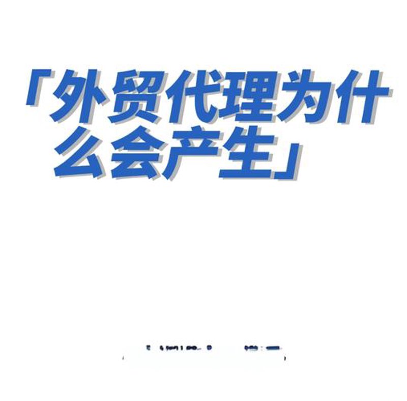进出口业务代理